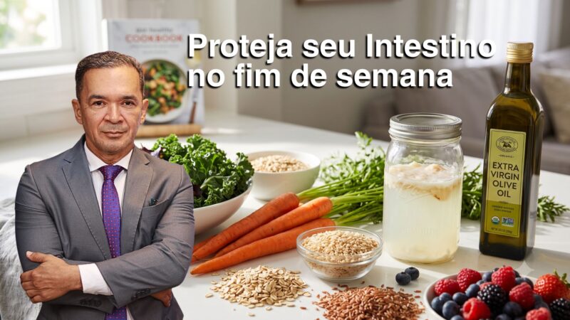 Alimentação e saúde intestinal: o que comer no fim de semana para proteger o seu intestino